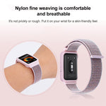 xDfind Uhrengehäuse mit integriertem Nylon-Klettverschluss, Uhrenarmband für Samsung Galaxy Fit 3