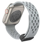xDfind Silikon-Uhrenarmband mit Magnetverschluss, für Apple Watch 42 / 44 / 45 / 46 / 49 mm, für Apple Watch 38 / 40 / 41 / S10 42 mm