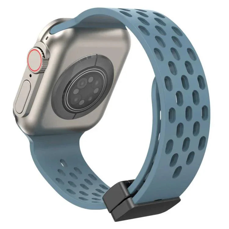 xDfind Silikon-Uhrenarmband mit Magnetverschluss, für Apple Watch 42 / 44 / 45 / 46 / 49 mm, für Apple Watch 38 / 40 / 41 / S10 42 mm