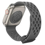 xDfind Silikon-Uhrenarmband mit Magnetverschluss, für Apple Watch 42 / 44 / 45 / 46 / 49 mm, für Apple Watch 38 / 40 / 41 / S10 42 mm