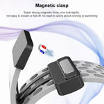 xDfind Silikon-Uhrenarmband mit Magnetverschluss, für Apple Watch 42 / 44 / 45 / 46 / 49 mm, für Apple Watch 38 / 40 / 41 / S10 42 mm