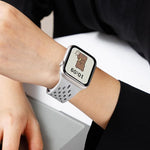 xDfind Silikon-Uhrenarmband mit Magnetverschluss, für Apple Watch 42 / 44 / 45 / 46 / 49 mm, für Apple Watch 38 / 40 / 41 / S10 42 mm