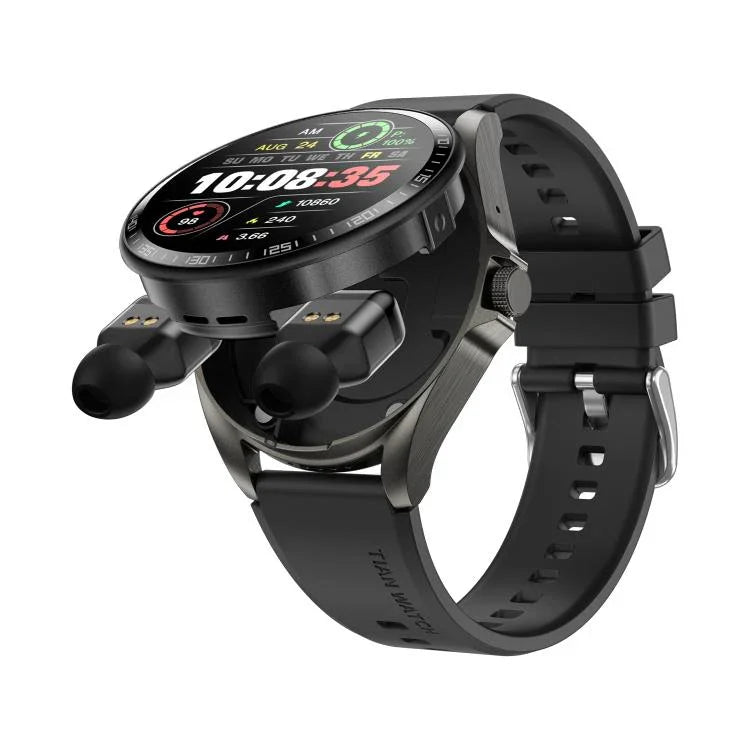 F36 1,46 Zoll TFT-Farbbildschirm 2-in-1 Bluetooth-Kopfhörer Smartwatch, unterstützt Bluetooth-Anrufe / NFC