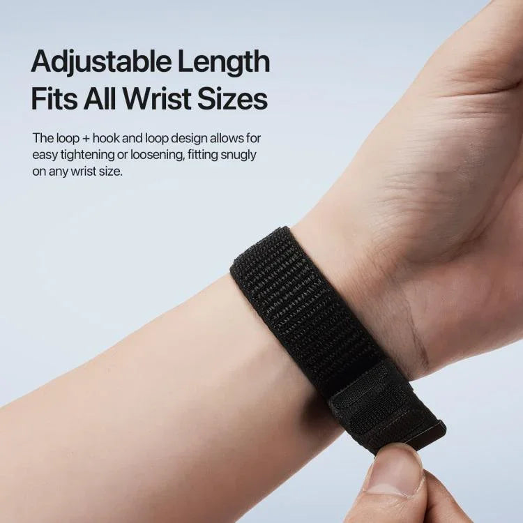 DUX DUCIS YE Series Nylon Woven Watch Strap, For Apple Watch 46mm / 49mm / 45mm / 44mm, For Apple Watch 42mm / 41mm / 40mm / 38mm