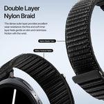 DUX DUCIS YE Serie Nylon-Uhrenarmband, gewebt, für Samsung Galaxy Watch8 / Watch8 Classic