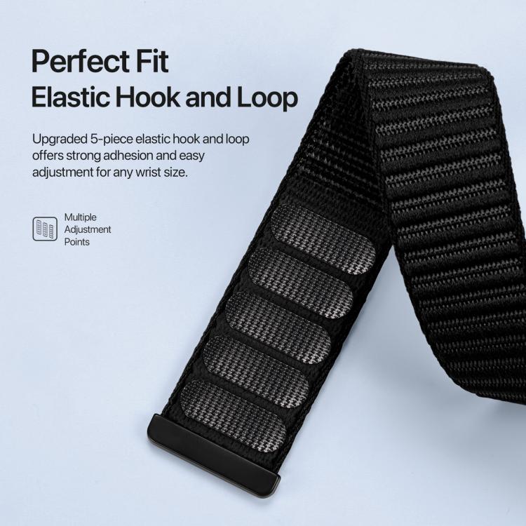 DUX DUCIS YE Serie Nylon-Uhrenarmband, gewebt, für Samsung Galaxy Watch8 / Watch8 Classic