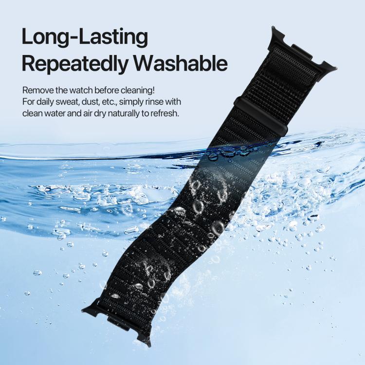 DUX DUCIS YE Serie Nylon-Uhrenarmband, gewebt, für Samsung Galaxy Watch8 / Watch8 Classic