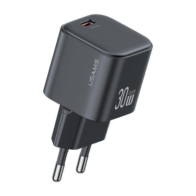 USAMS CC262 30W GaN USB-C / Typ-C Port Mini-Schnellladegerät, EU Stecker