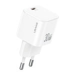 USAMS CC262 30W GaN USB-C / Typ-C Port Mini-Schnellladegerät, EU Stecker