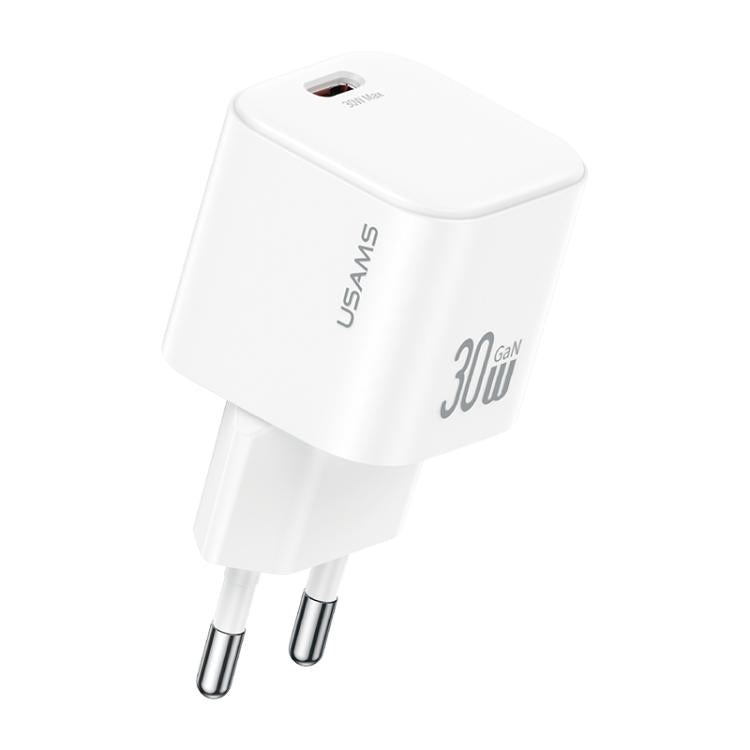 USAMS CC262 30W GaN USB-C / Typ-C Port Mini-Schnellladegerät, EU Stecker