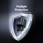 USAMS CC262 30W GaN USB-C / Typ-C Port Mini-Schnellladegerät, EU Stecker