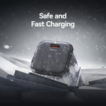 USAMS CC276 30W GaN USB-C / Type-C Port Mini-Schnellladegerät, UK-Stecker