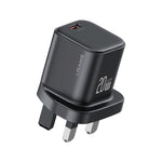 USAMS CC274 20W GaN USB-C / Typ-C Port Mini Schnellladegerät, UK-Stecker