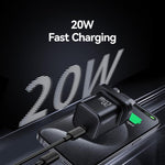 USAMS CC274 20W GaN USB-C / Typ-C Port Mini Schnellladegerät, UK-Stecker