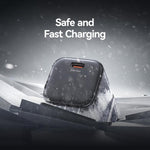 USAMS CC274 20W GaN USB-C / Typ-C Port Mini Schnellladegerät, UK-Stecker