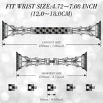xDfind Schmetterlingsförmiges Diamant-Metallarmband, für Apple Watch 42 / 44 / 45 / 46 / 49 mm, für Apple Watch 38 / 40 / 41 / S10 42 mm