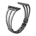 xDfind Drei-Diamanten-Metallarmband, für Apple Watch 42 / 44 / 45 / 46 / 49 mm, für Apple Watch 38 / 40 / 41 / S10 42 mm