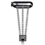 xDfind Drei-Diamanten-Metallarmband, für Apple Watch 42 / 44 / 45 / 46 / 49 mm, für Apple Watch 38 / 40 / 41 / S10 42 mm