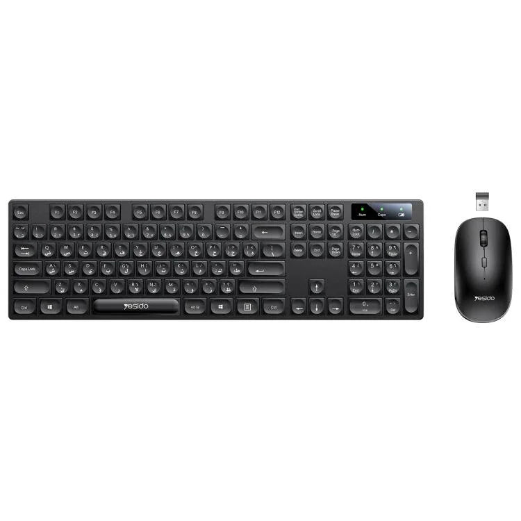 Yesido KB42 2.4G Kabelloses Business-Tastatur-Maus-Set, arabische Version, englische Version