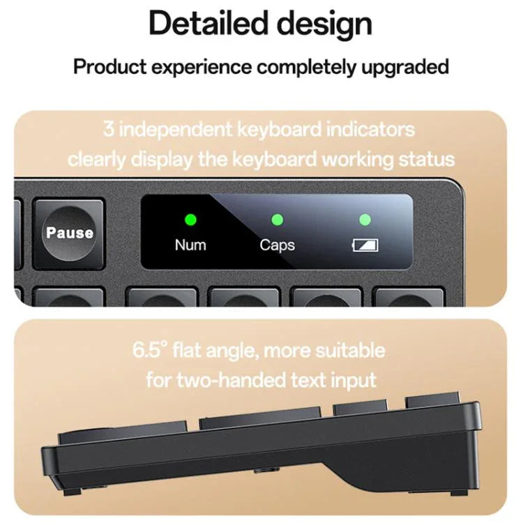 Yesido KB42 2.4G Kabelloses Business-Tastatur-Maus-Set, arabische Version, englische Version