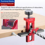 RUITOOL Multifunktionale Schranktür-Montagehilfe mit Basis, Ohne Bohrer, Mit 10mm Bohrer, Mit 6/8/10mm Bohrer