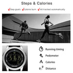 NORTH EDGE APOLLO Outdoor Wasserdichte Multifunktions-Smartwatch für Herren mit Silikonarmband