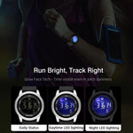 NORTH EDGE APOLLO Outdoor Wasserdichte Multifunktions-Smartwatch für Herren mit Silikonarmband