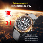 NORTH EDGE BLAZE Outdoor Wasserdichte Solar-Smartwatch für Herren