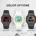 NORTH EDGE X1 Outdoor Einzeldisplay Quadratische Wasserdichte Leuchtende Elektronische Uhr
