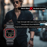 NORTH EDGE X1 Outdoor Einzeldisplay Quadratische Wasserdichte Leuchtende Elektronische Uhr