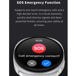 HD8 mini 1,29 Zoll BT5.4 Sport-Smartwatch, unterstützt Bluetooth-Anrufe / Schlafüberwachung / Blutsauerstoffmessung / Herzfrequenzmessung / Blutdruckmessung