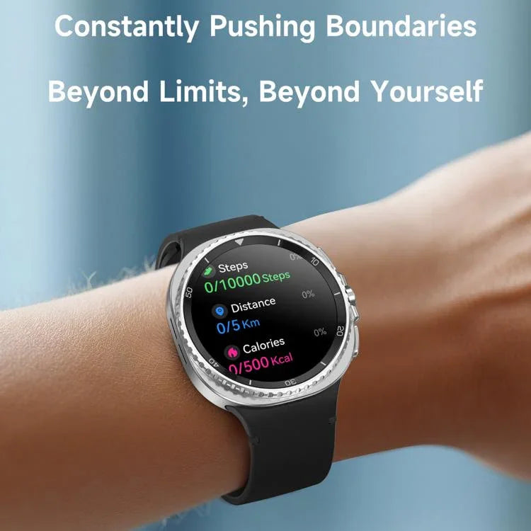 HD8C 1,43 Zoll BT5.4 Smartwatch mit drehbarem Zifferblatt, unterstützt Bluetooth-Anrufe, Schlafüberwachung, Blutsauerstoffmessung, Herzfrequenzmessung und Blutdruckmessung