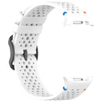 xDfind Ladder Black Buckle Honeycomb Breathable Silicone Watch Band, For Samsung Galaxy Watch8 / Watch8 Classic