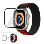Nylon-Uhrenarmband mit Schnallenverschluss und 3D-gebogener Folie, für Apple Watch Ultra 2 / 1 49 mm