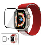 Nylon-Uhrenarmband mit Schnallenverschluss und 3D-gebogener Folie, für Apple Watch Ultra 2 / 1 49 mm