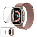 Nylon-Uhrenarmband mit Schnallenverschluss und 3D-gebogener Folie, für Apple Watch Ultra 2 / 1 49 mm