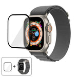 Nylon-Uhrenarmband mit Schnallenverschluss und 3D-gebogener Folie, für Apple Watch Ultra 2 / 1 49 mm