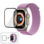 Nylon-Uhrenarmband mit Schnallenverschluss und 3D-gebogener Folie, für Apple Watch Ultra 2 / 1 49 mm