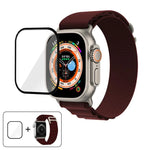 Nylon-Uhrenarmband mit Schnallenverschluss und 3D-gebogener Folie, für Apple Watch Ultra 2 / 1 49 mm
