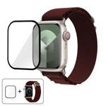 Buckle Loop Nylon Watch Band with 3D Curved Film, For Apple Watch Series 42mm