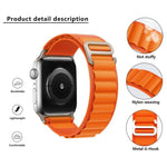 Nylon-Uhrenarmband mit Schnalle und 3D-gebogener Folie, für Apple Watch Series 44 mm