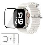Ocean Silikon-Uhrenarmband mit 3D-gebogener Folie, für Apple Watch Series 40 mm, Apple Watch Ultra 2/1 49 mm, Apple Watch Series 45 mm