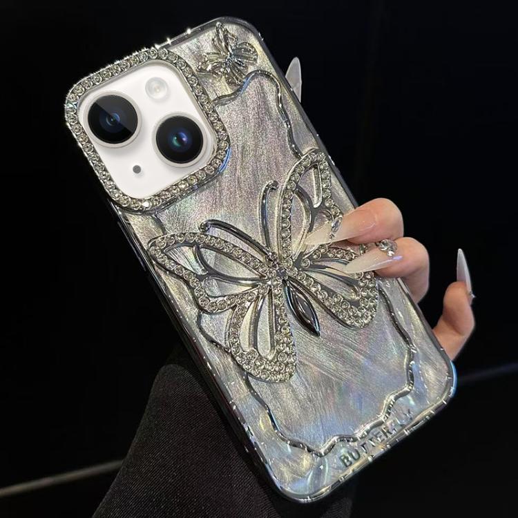 Schmetterling Galvanik TPU Handyhülle mit Epoxidkarton, Für iPhone 14, Für iPhone 14 Pro, Für iPhone 14 Pro Max, Für iPhone 13 Pro Max, Für iPhone 13 Pro, Für iPhone 13