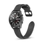 Ersatzarmband aus flachem Leder, für Samsung Galaxy Watch 3 (41 mm) und Samsung Galaxy Watch 3 (45 mm)