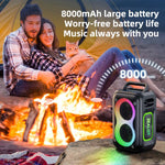 Zealot PT02 60W Tragbarer Outdoor-RGB-Farblicht-Stereo-Bluetooth-Lautsprecher, PT02