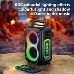 Zealot PT02 60W Tragbarer Outdoor-RGB-Farblicht-Stereo-Bluetooth-Lautsprecher, PT02