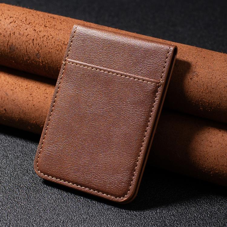 BFK26 Einfarbiges Magnetisches Kartenetui Handy-Rückseitenaufkleber