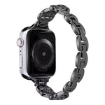 xDfind Doppelherz-Diamant-Metallarmband, für Apple Watch 42 / 44 / 45 / 46 / 49 mm, für Apple Watch 38 / 40 / 41 / S10 42 mm