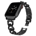 xDfind Doppelkreis-Metallarmband, für Apple Watch 42 / 44 / 45 / 46 / 49 mm, für Apple Watch 38 / 40 / 41 / S10 42 mm