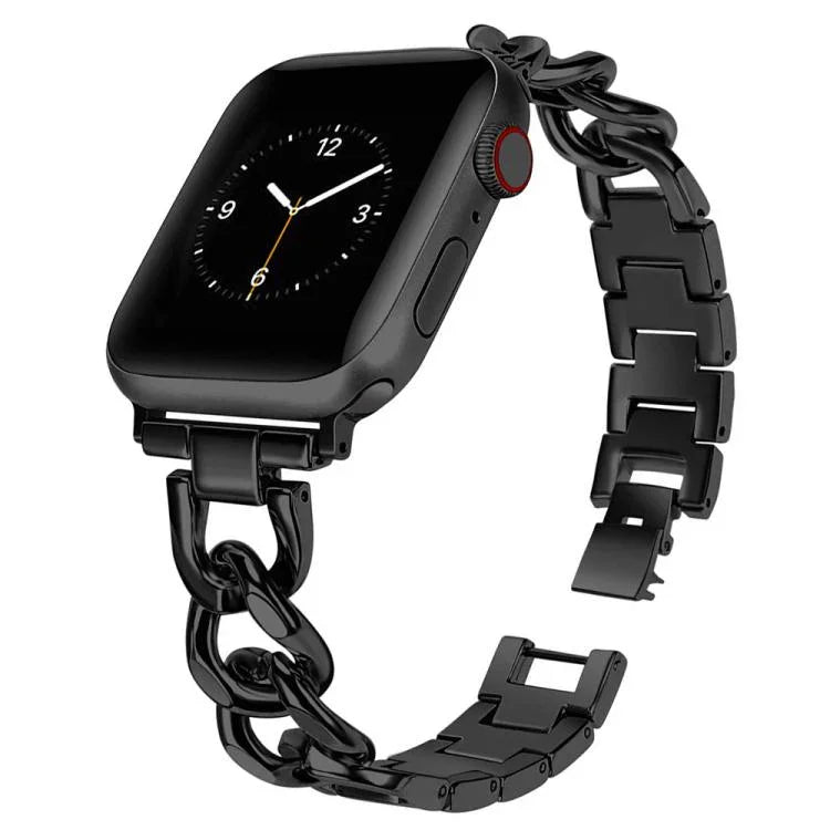 xDfind Doppelkreis-Metallarmband, für Apple Watch 42 / 44 / 45 / 46 / 49 mm, für Apple Watch 38 / 40 / 41 / S10 42 mm